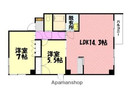 北海道旭川市六条通18丁目 旭川四条駅 2LDK マンション 賃貸物件詳細