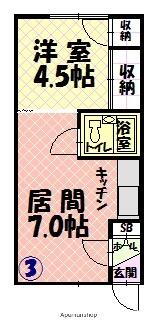 北海道旭川市北門町11丁目 近文駅 1DK アパート 賃貸物件詳細