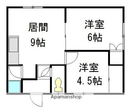 ハイツ神居 2階 2DK 賃貸物件詳細