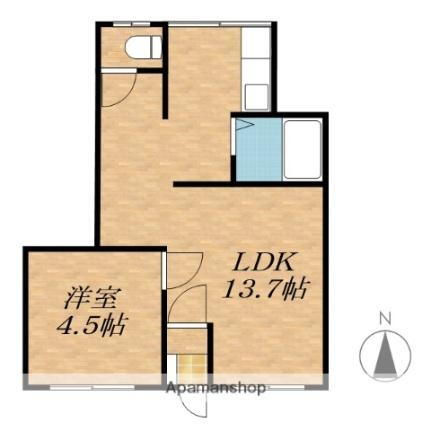 溝口貸家（札内桜町９８−１） 1LDK 賃貸物件詳細