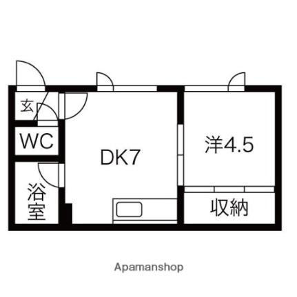 北海道江別市文京台 森林公園駅 1DK アパート 賃貸物件詳細
