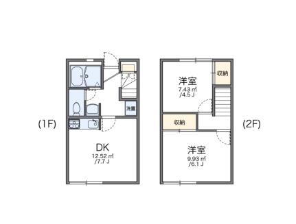岩手県花巻市本館1丁目 花巻駅 2DK アパート 賃貸物件詳細