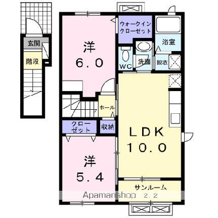 岩手県胆沢郡金ケ崎町西根寺下 金ケ崎駅 2LDK アパート 賃貸物件詳細