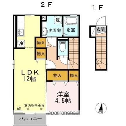 岩手県花巻市星が丘1丁目 花巻駅 1LDK アパート 賃貸物件詳細