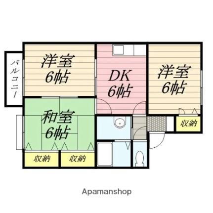 宮城県仙台市宮城野区岩切字鴻巣 岩切駅 3DK アパート 賃貸物件詳細