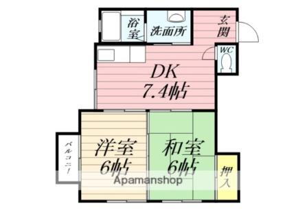 八乙女ＳＴハイツ 1階 2DK 賃貸物件詳細