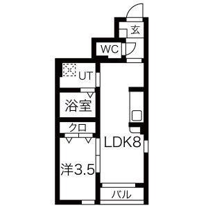 宮城県大崎市古川南新町 古川駅 1LDK アパート 賃貸物件詳細