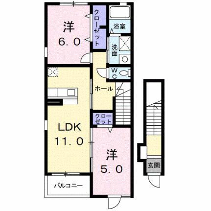 宮城県仙台市宮城野区出花3丁目 中野栄駅 2LDK アパート 賃貸物件詳細