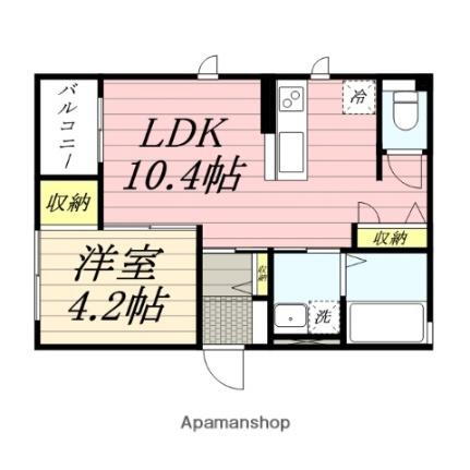 レオカラーコート 2階 1LDK 賃貸物件詳細