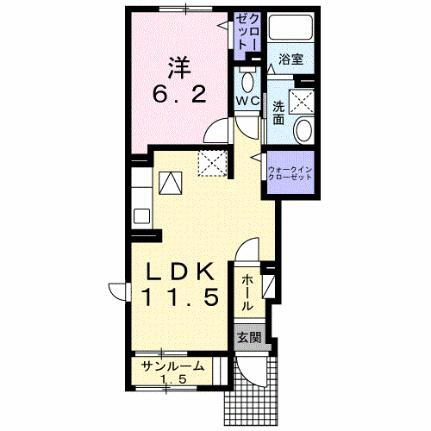 宮城県名取市下余田字中荷 名取駅 1LDK アパート 賃貸物件詳細