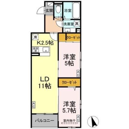 宮城県仙台市青葉区小田原8丁目 榴ケ岡駅 2LDK アパート 賃貸物件詳細