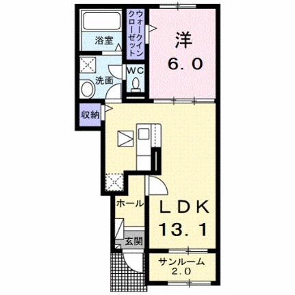 ヴィルド希羽Ｉ 1階 1LDK 賃貸物件詳細