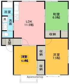 旭ルーミー天童３号館 2階 3LDK 賃貸物件詳細