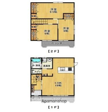 福島県郡山市小原田3丁目 郡山駅 3LDK アパート 賃貸物件詳細