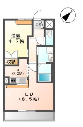 茨城県笠間市旭町 友部駅 1LDK アパート 賃貸物件詳細