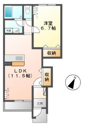 茨城県笠間市鴻巣 友部駅 1LDK アパート 賃貸物件詳細