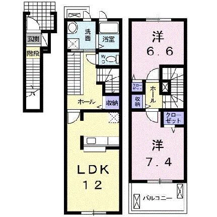 茨城県取手市ゆめみ野2丁目 ゆめみ野駅 2LDK アパート 賃貸物件詳細