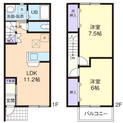 栃木県芳賀郡益子町七井中央 七井駅 2LDK アパート 賃貸物件詳細