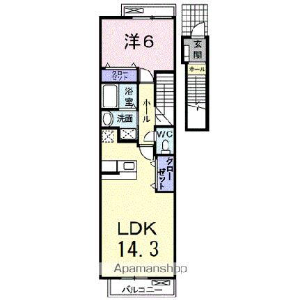 ブリーゼ・カーサ 2階 1LDK 賃貸物件詳細