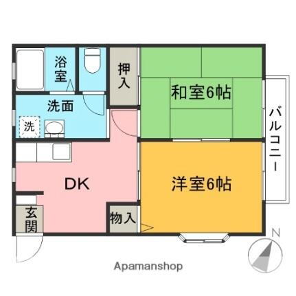埼玉県入間市大字南峯 金子駅 2DK アパート 賃貸物件詳細
