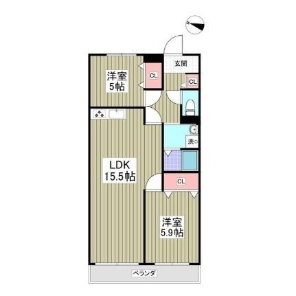 千葉県船橋市馬込町 馬込沢駅 2LDK マンション 賃貸物件詳細