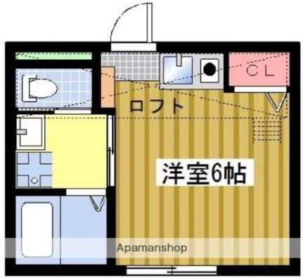 グランシャリオ 2階 ワンルーム 賃貸物件詳細