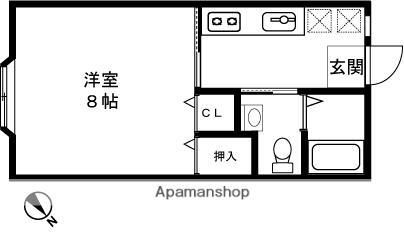 新潟県長岡市左近2丁目 長岡駅 1K アパート 賃貸物件詳細