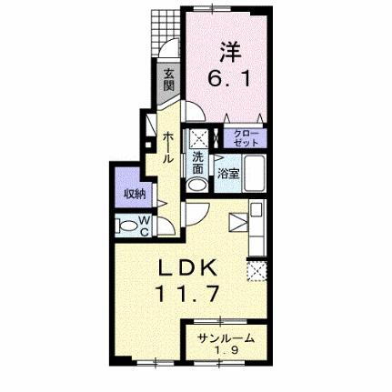 グランツハウスＭ 1階 1LDK 賃貸物件詳細