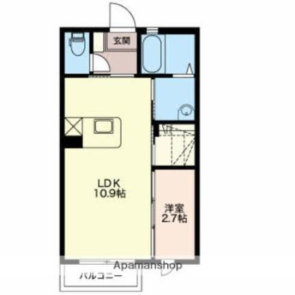 富山県富山市町村 不二越駅 1LDK アパート 賃貸物件詳細