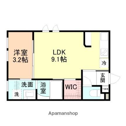 富山県富山市千原崎1丁目 萩浦小学校前駅 1LDK アパート 賃貸物件詳細