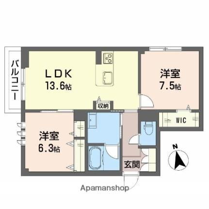富山県富山市上新保 上堀駅 2LDK アパート 賃貸物件詳細