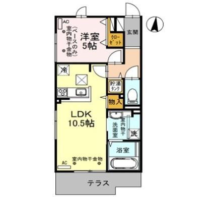 石川県金沢市大友3丁目 金沢駅 1LDK アパート 賃貸物件詳細