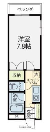 石川県金沢市窪3丁目 馬替駅 1K マンション 賃貸物件詳細