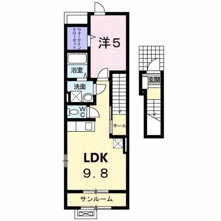 石川県金沢市鞍月東1丁目 金沢駅 1LDK アパート 賃貸物件詳細