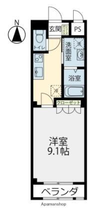 石川県金沢市畝田中3丁目 金沢駅 1K アパート 賃貸物件詳細
