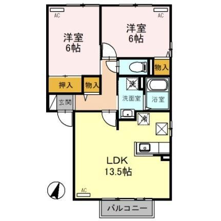 石川県金沢市鞍月3丁目 金沢駅 2LDK アパート 賃貸物件詳細