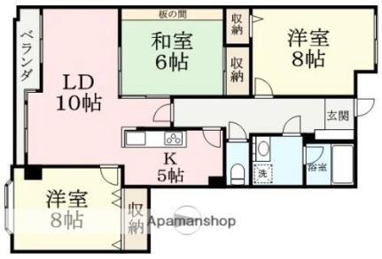 福井県福井市丸山2丁目 越前開発駅 3LDK マンション 賃貸物件詳細