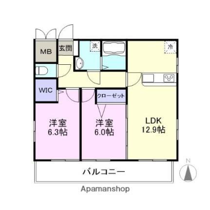 アンジェパティオ函南 3階 2LDK 賃貸物件詳細
