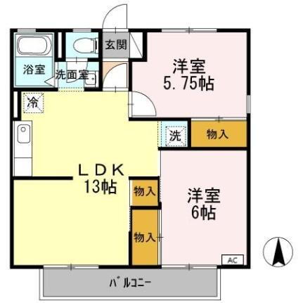 静岡県駿東郡清水町徳倉 沼津駅 2LDK アパート 賃貸物件詳細