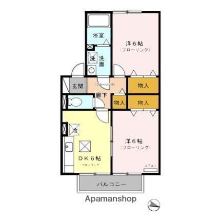 静岡県富士市川成新町 新富士駅 2DK アパート 賃貸物件詳細