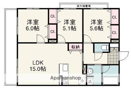 アヴェニール豊田 5階 3LDK 賃貸物件詳細