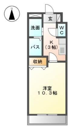 愛知県名古屋市天白区荒池2丁目 平針駅 1K アパート 賃貸物件詳細