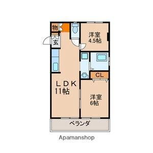 愛知県名古屋市名東区亀の井2丁目 一社駅 2LDK マンション 賃貸物件詳細