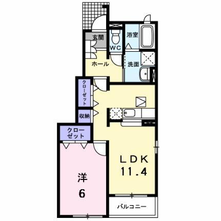 滋賀県長浜市加納町 長浜駅 1LDK アパート 賃貸物件詳細