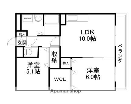 滋賀県草津市上笠4丁目 草津駅 2LDK マンション 賃貸物件詳細