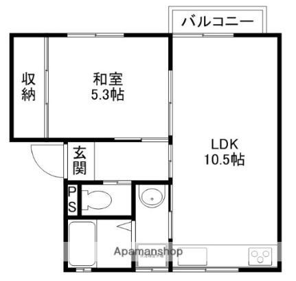 滋賀県長浜市列見町 長浜駅 1LDK アパート 賃貸物件詳細