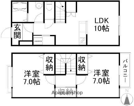 滋賀県大津市木下町 膳所駅 2LDK 一戸建て 賃貸物件詳細