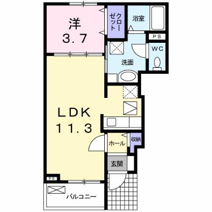 滋賀県東近江市東沖野1丁目 八日市駅 1LDK アパート 賃貸物件詳細
