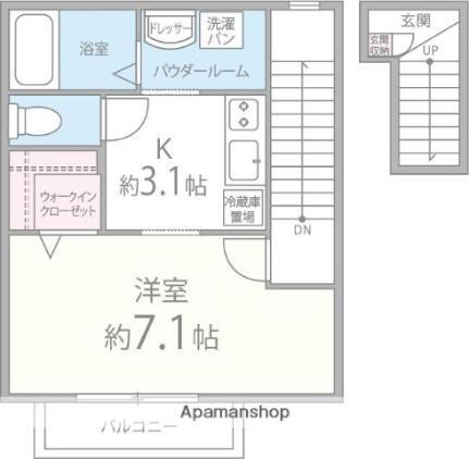 滋賀県守山市古高町 守山駅 1K アパート 賃貸物件詳細
