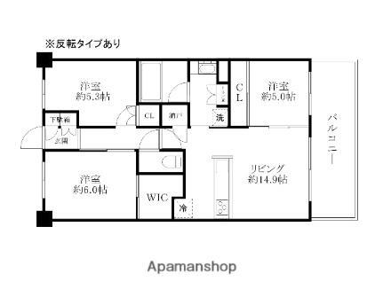 滋賀県近江八幡市鷹飼町 近江八幡駅 3LDK マンション 賃貸物件詳細